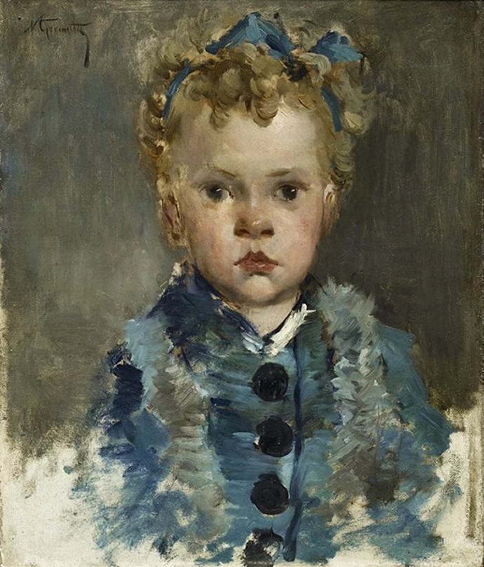 Norbert Gœneutte - Ritratto di bambino